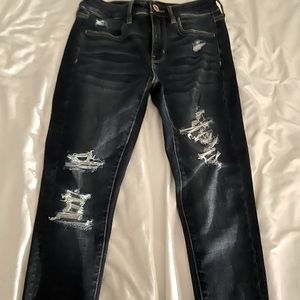 american eagle ripped jeans